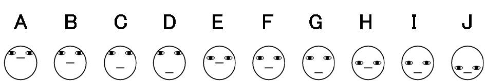 schematic faces